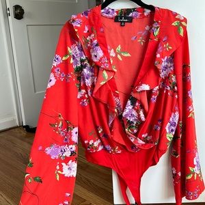 Lulu’s floral body suit